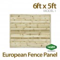 6ft x 5ft Model 1 Fence Panel