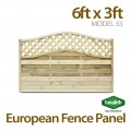 Omega Lattice Top European Panel 6ft x 3ft