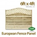 Omega Lattice Top European Panel 6ft x 4ft