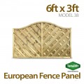 6ft x 3ft Model 38 Fence Panel