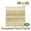 6ft x 6ft Model 4 Fence Panel