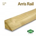 Arris Rail Pressure Treated Tanalised Timber 10ft