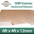 WBP BB/BB Exterior Red Faced Plywood Ply Board 12mm x 8ft x 4ft