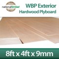 WBP BB/BB Exterior Red Faced Plywood Ply Board 9mm x 8ft x 4ft